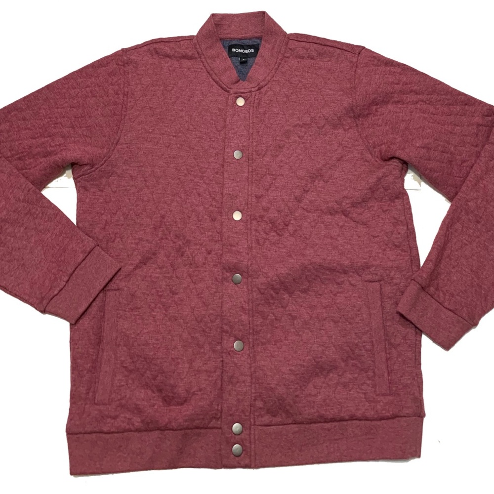 M / Bonobos quilted bomber jacket